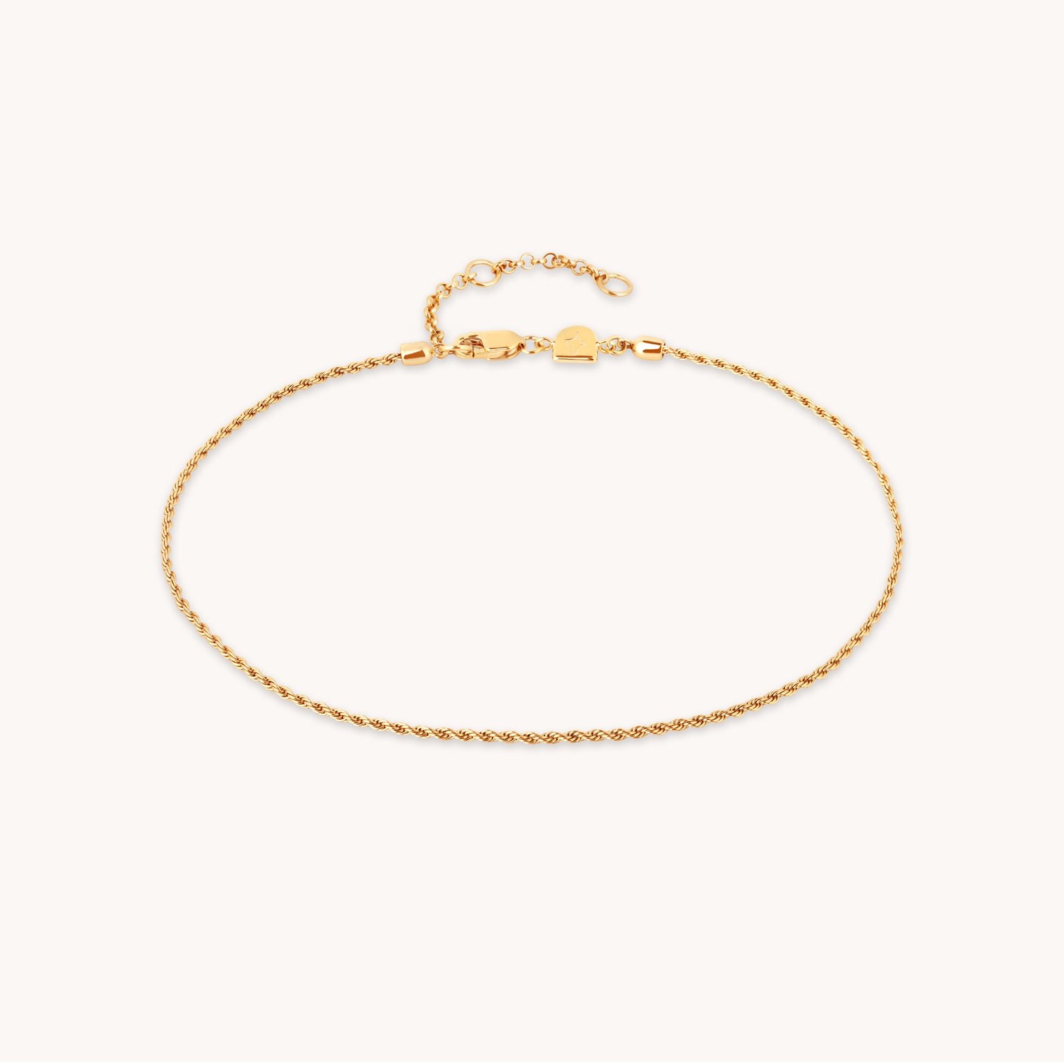 Essential Rope Chain Anklet in Gold