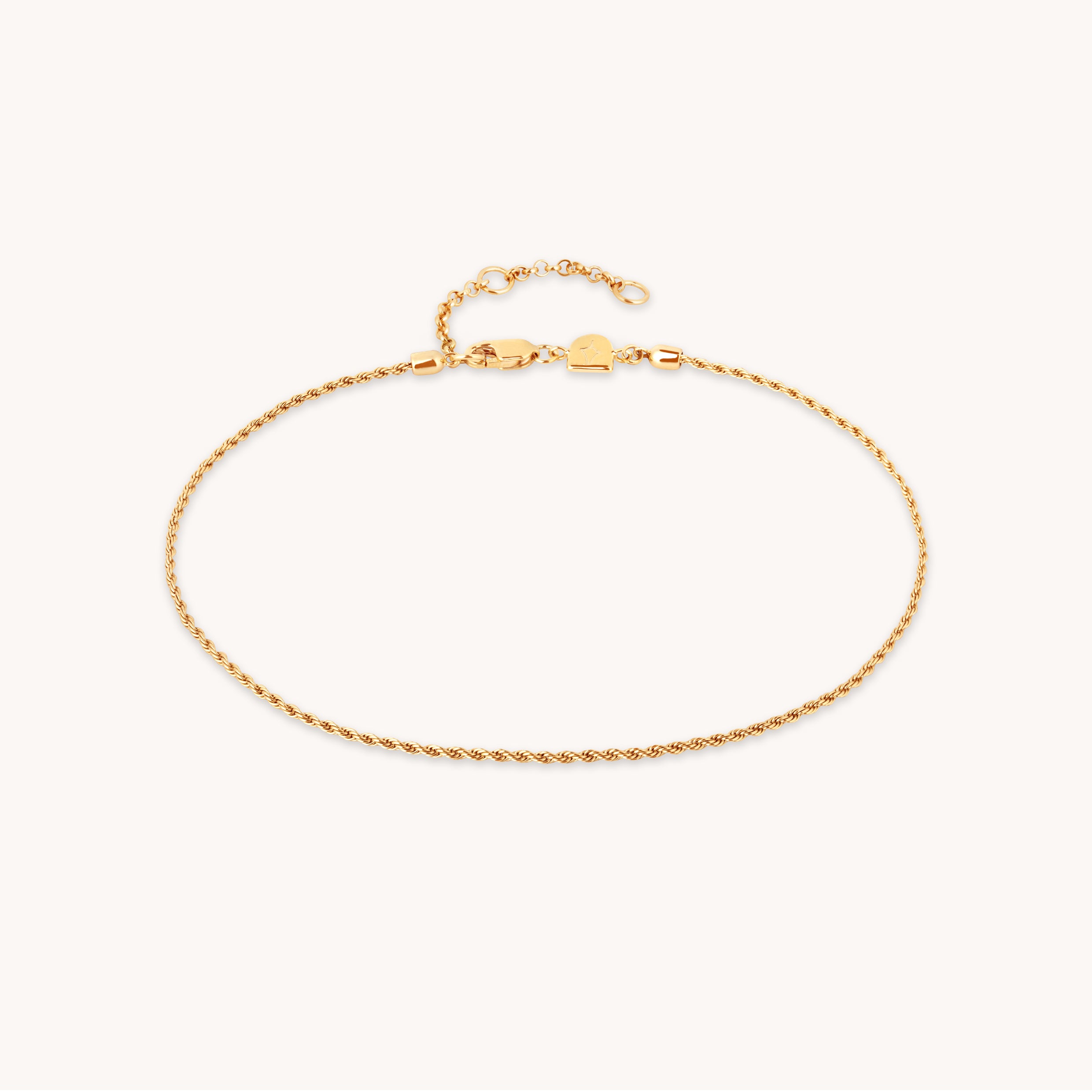 Essential Rope Chain Anklet in Gold