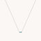 Alexandrite Marquise Necklace in Solid White Gold