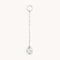 White Topaz Ear Curation Chain™ in Solid White Gold