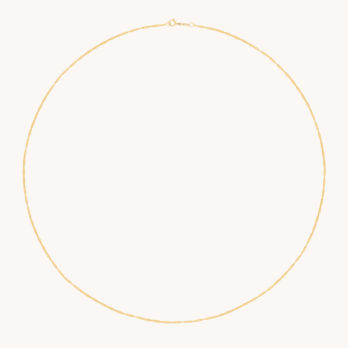 Astrid Chain Necklace in Solid Gold