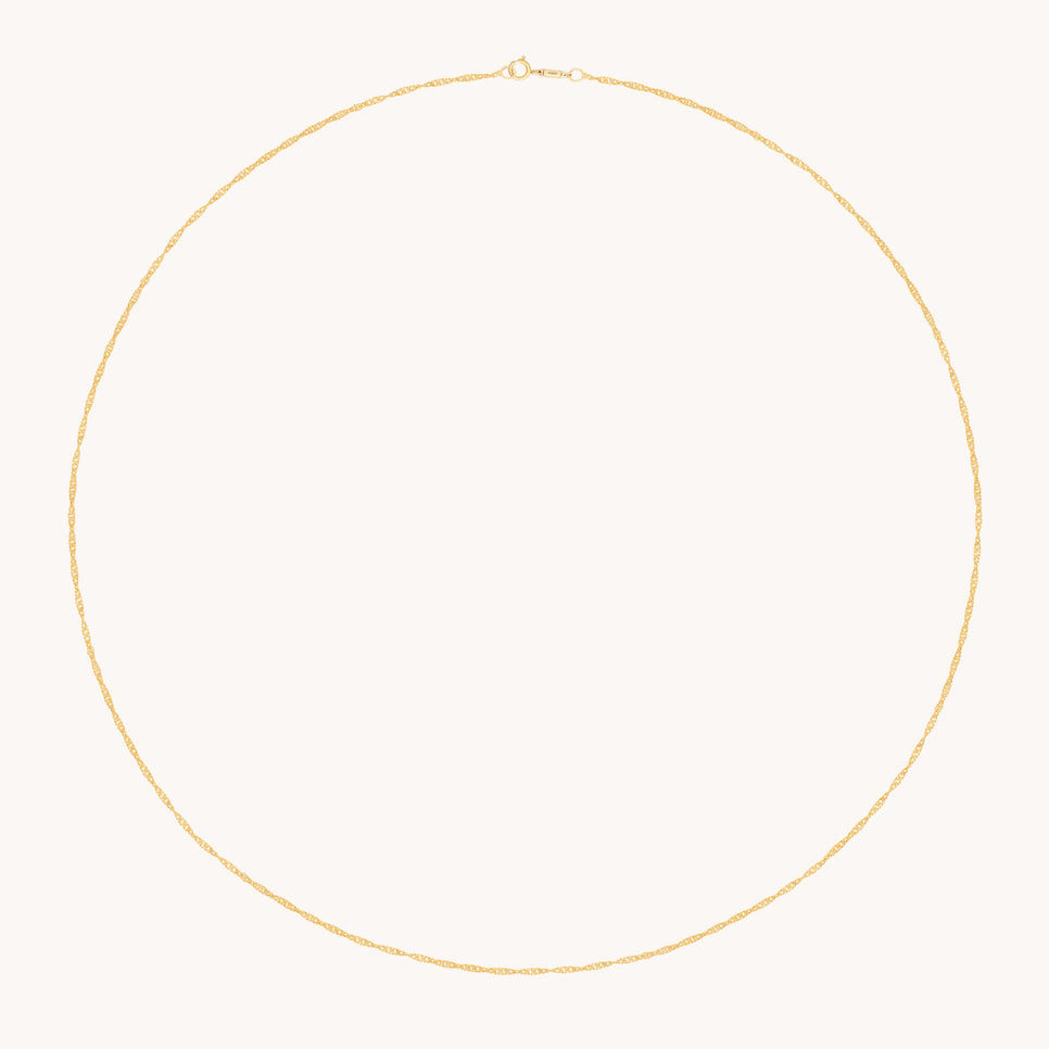 Astrid Chain Necklace in Solid Gold