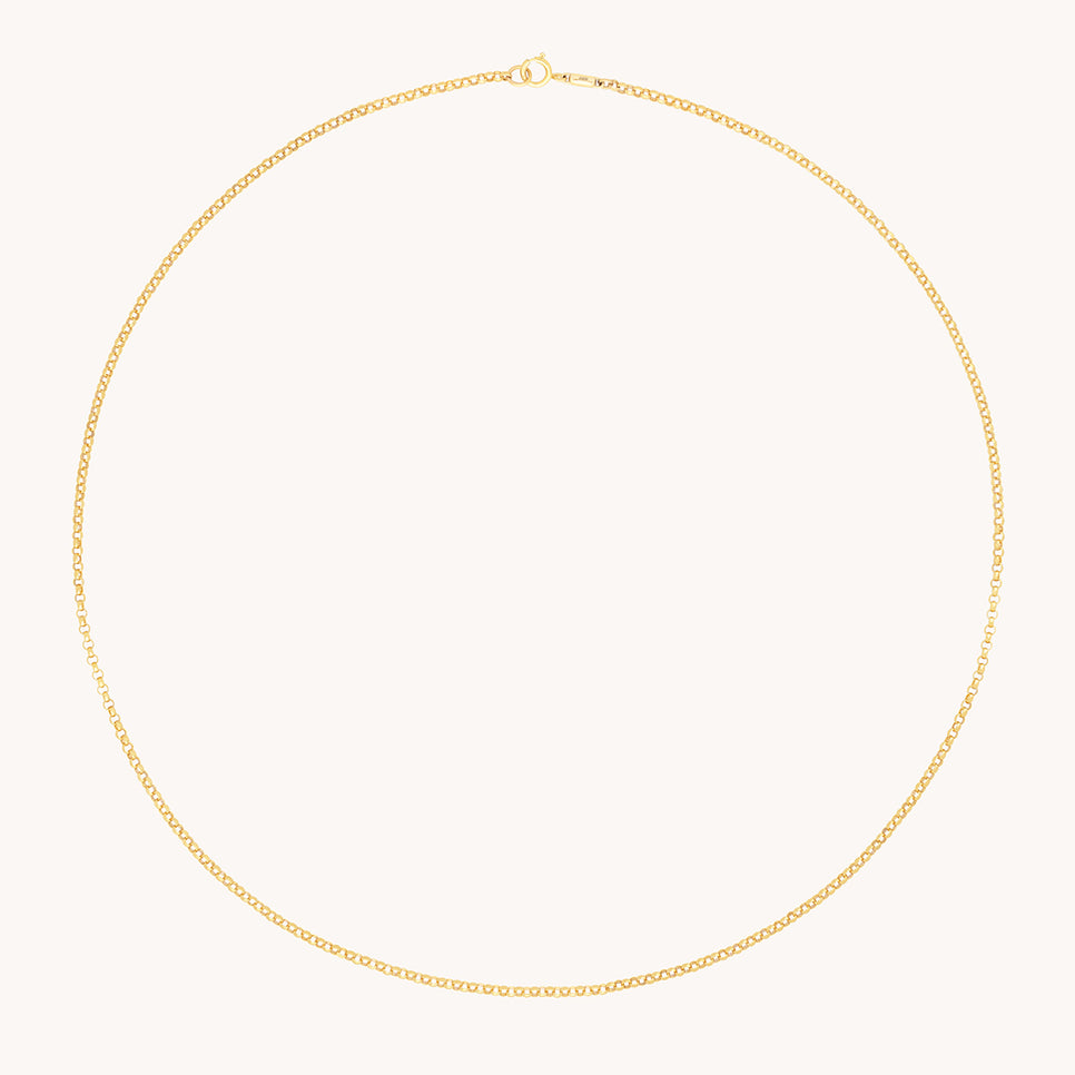 Chelsea Chain Necklace in Solid Gold
