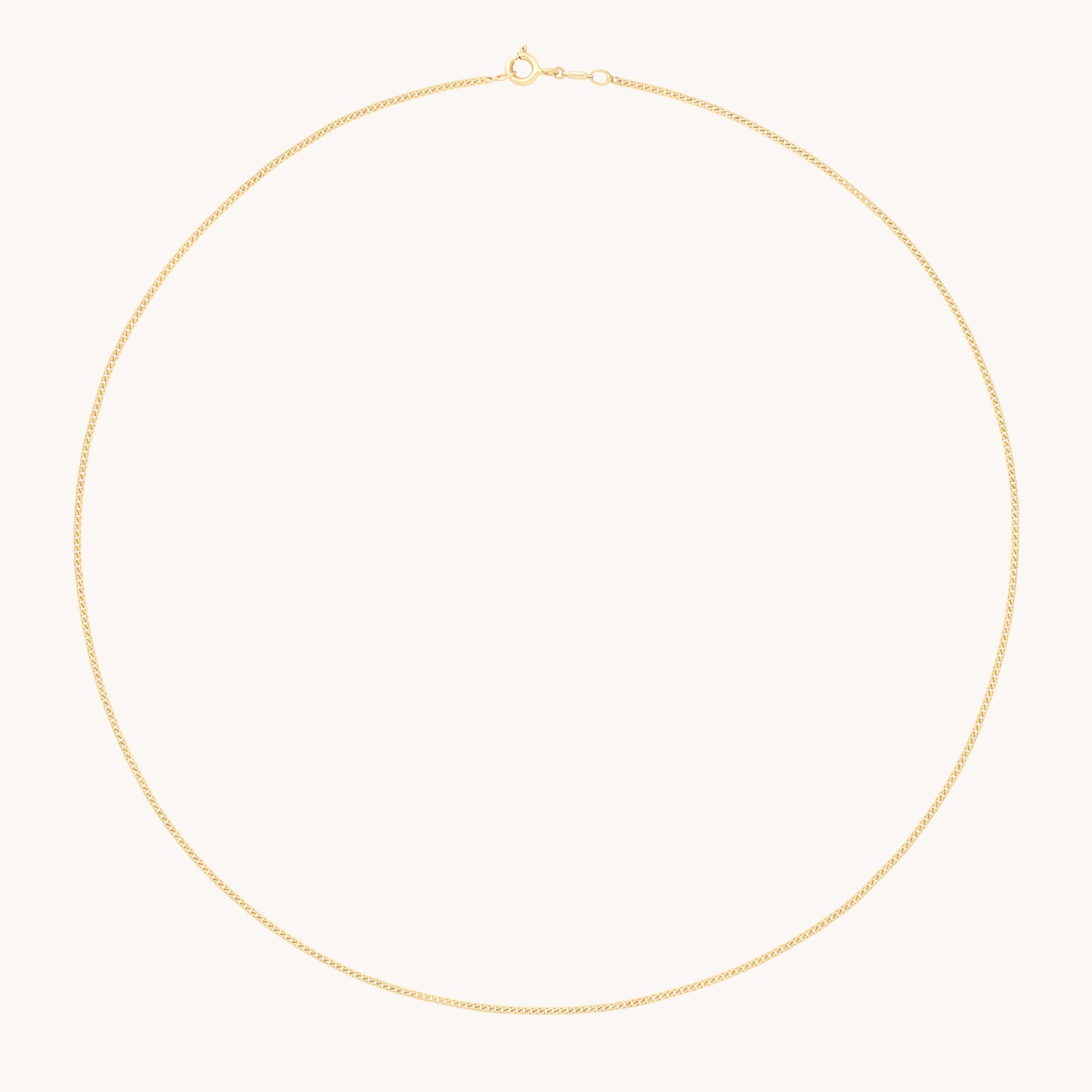 Bold Miyu Chain Necklace in Solid Gold