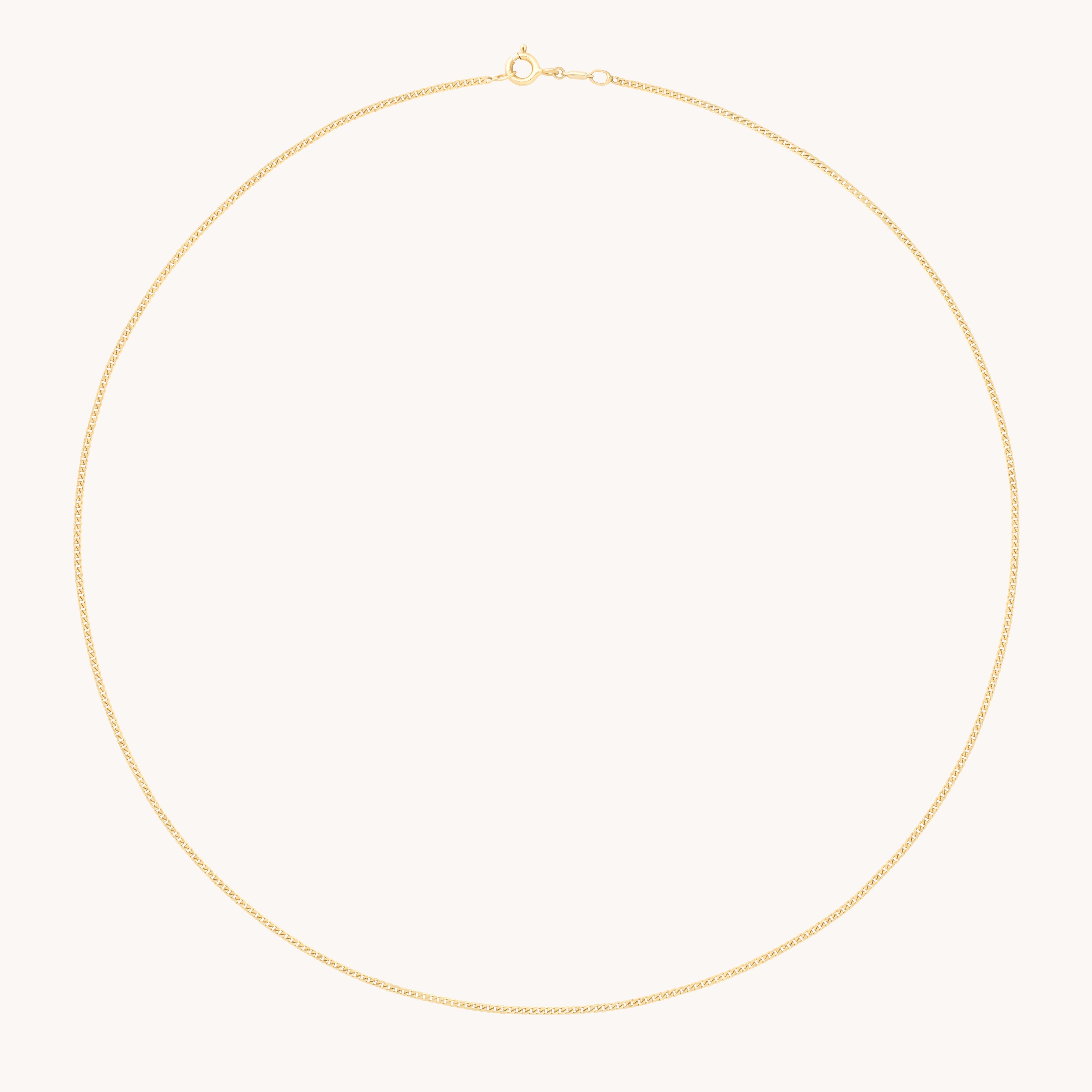 Bold Miyu Chain Necklace in Solid Gold