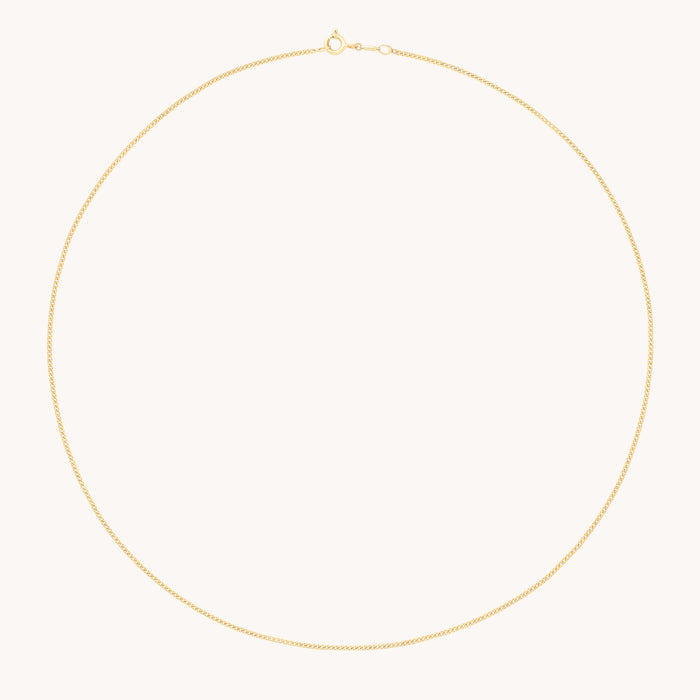 Bold Miyu Chain Necklace in Solid Gold