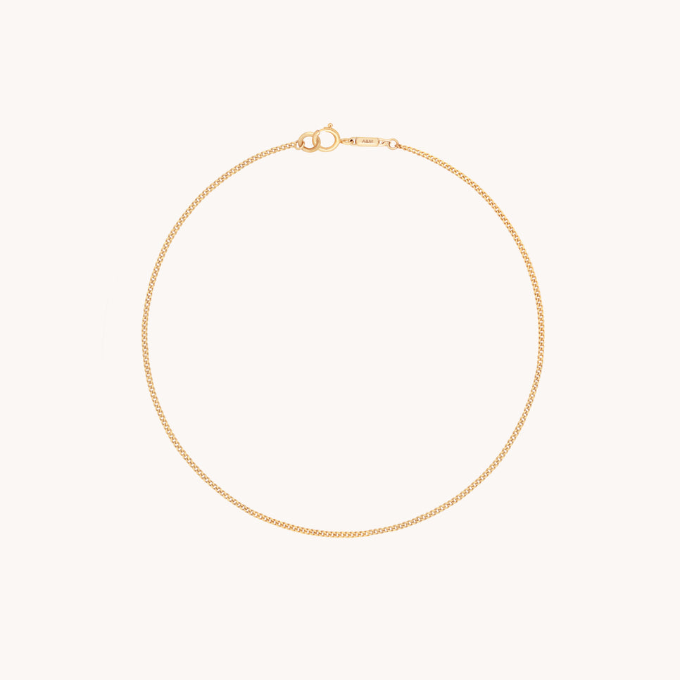 Miyu Chain Bracelet in Solid Gold