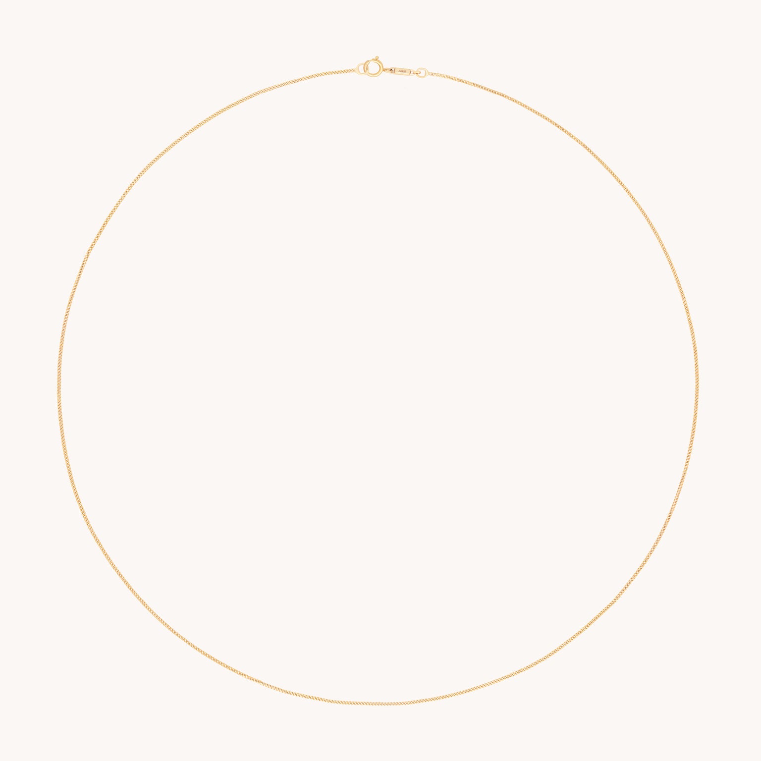Miyu Chain Necklace in Solid Gold