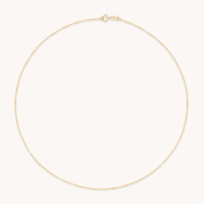 Astrid Chain Necklace in Solid Gold