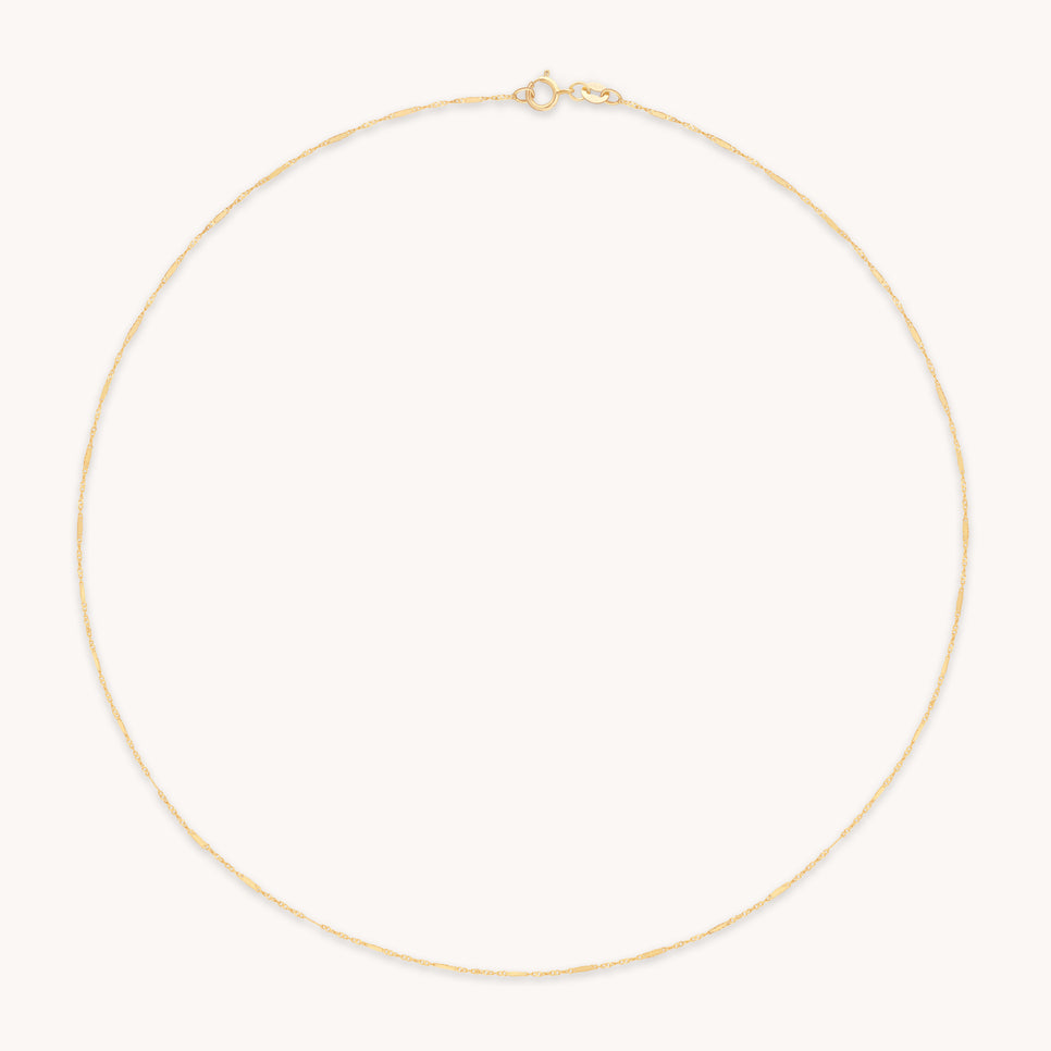 Astrid Chain Necklace in Solid Gold