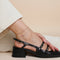 Piccadilly Chain Anklet in Solid White Gold-Astrid &amp; Miyu