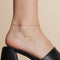 Shoreditch Chain Anklet in Solid Gold