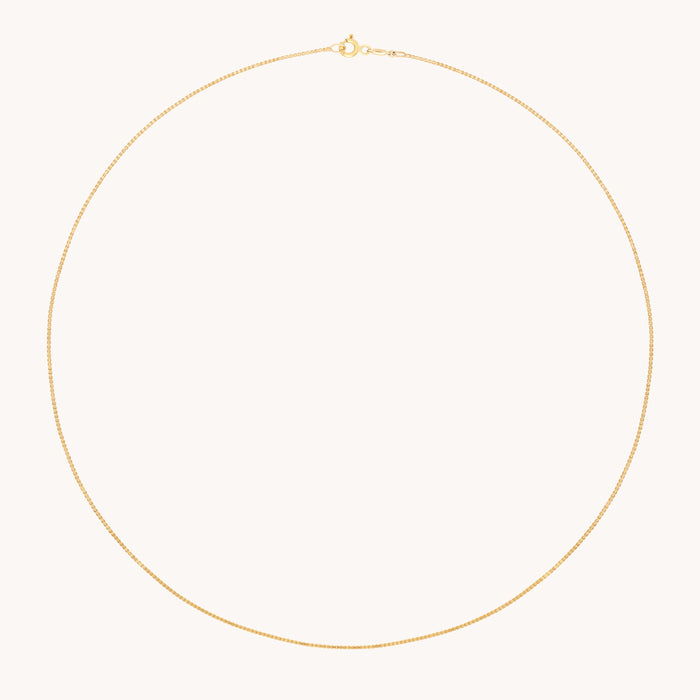 Shoreditch Chain Necklace in Solid Gold
