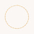 Soho Chain Anklet in Solid Gold
