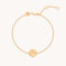 Capricorn Zodiac Bracelet in Gold