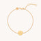 Leo Zodiac Bracelet in Gold