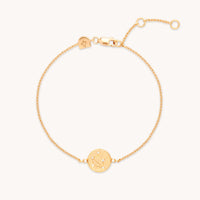 Libra Zodiac Bracelet in Gold