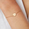 Pisces Zodiac Bracelet in Gold