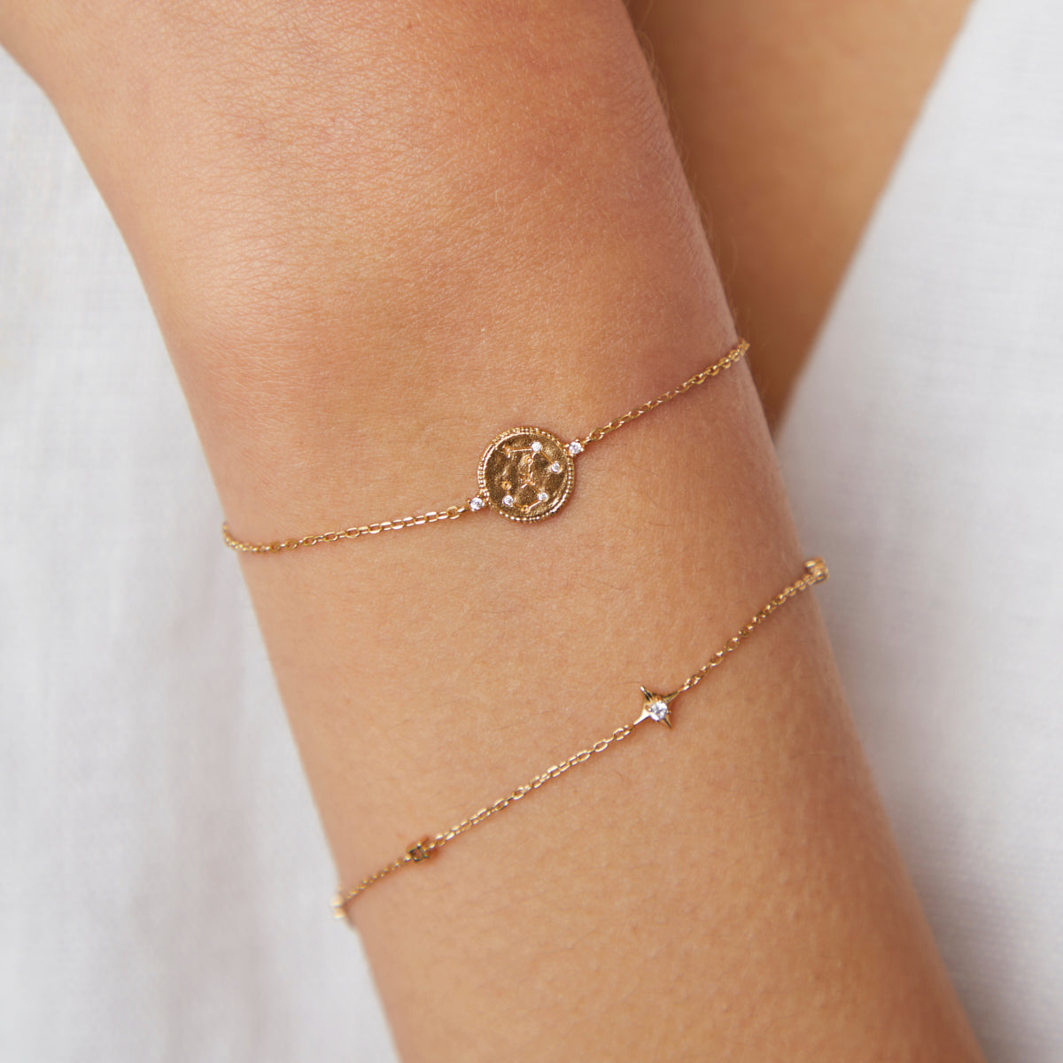 Scorpio Zodiac Bracelet in Gold