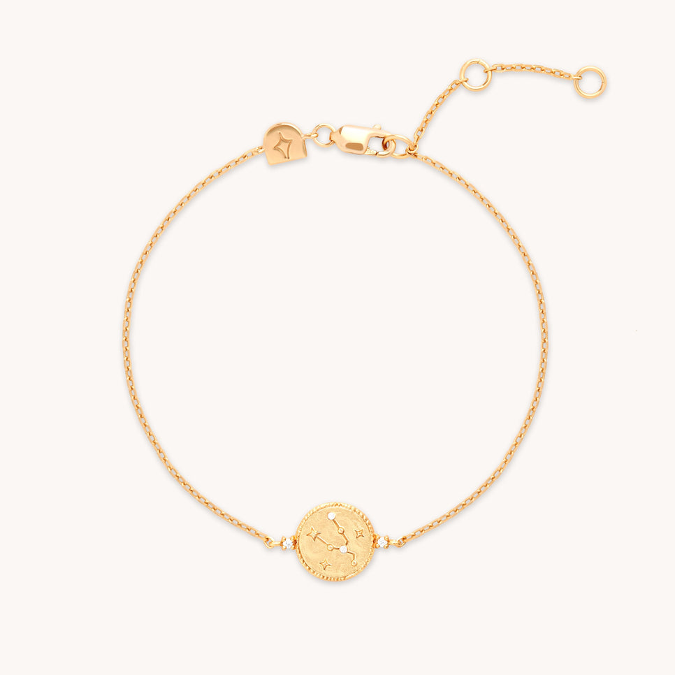Taurus Zodiac Bracelet in Gold