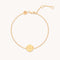 Virgo Zodiac Bracelet in Gold