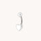 Heart Titanium Belly Bar in Silver