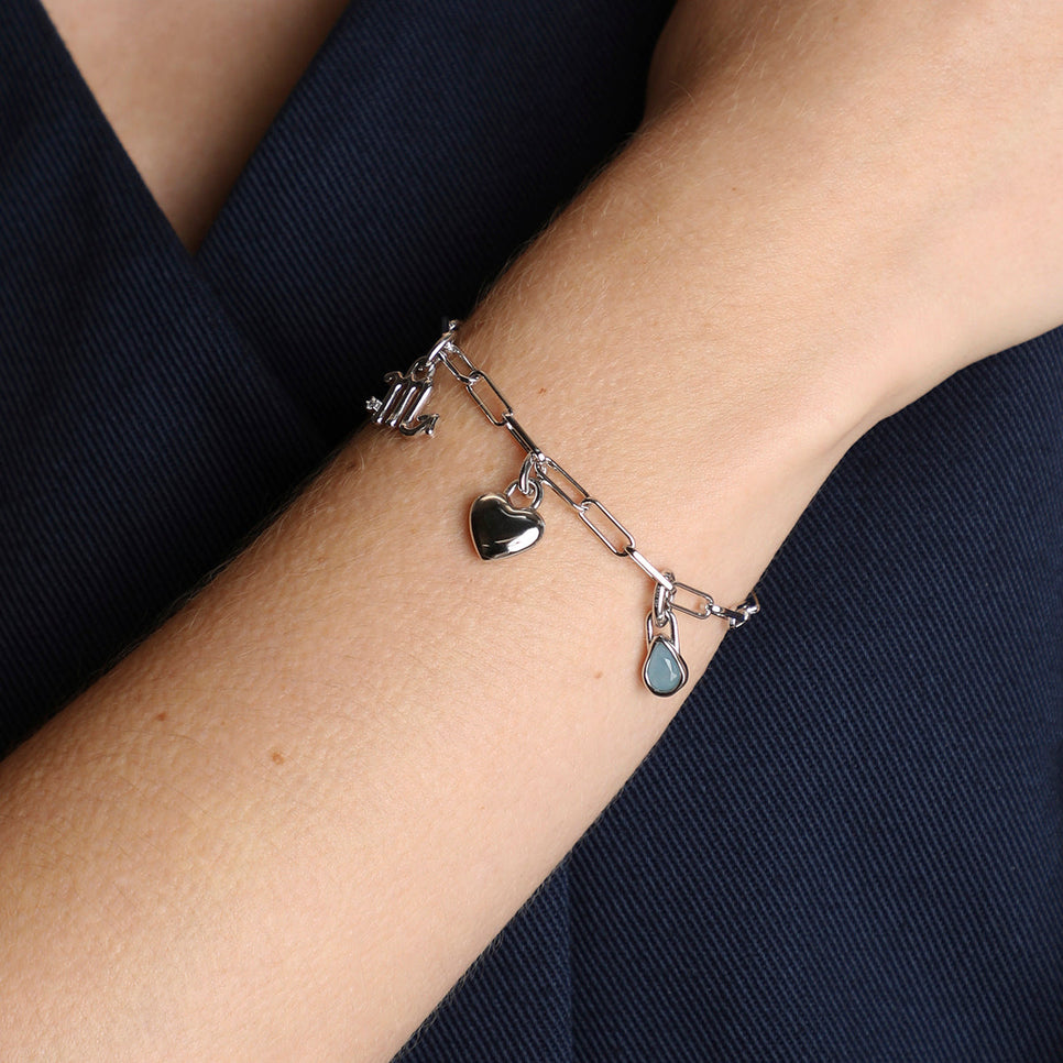 Piccadilly Bracelet Charming Gift Set in Silver