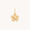 Flower Charm 9k Gold-Astrid &amp; Miyu