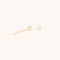 Diamond Solitaire Stud Earrings in Solid Gold