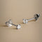 Diamond Solitaire Stud Earrings in Solid White Gold