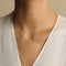 Diamond Solitaire Pendant Necklace in Solid Gold