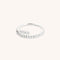 Illusion Diamond Milestone Ring in Solid White Gold-Astrid &amp; Miyu