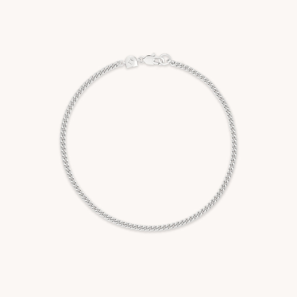 Essential Curb Chain Bracelet in Silver