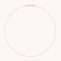 Essential Box Chain Necklace in Gold