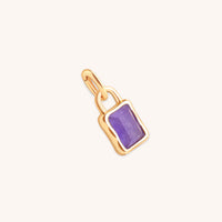 Kawa Stone December Clip Charm in Gold