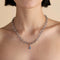 Aquamarine March Clip Charm in Silver