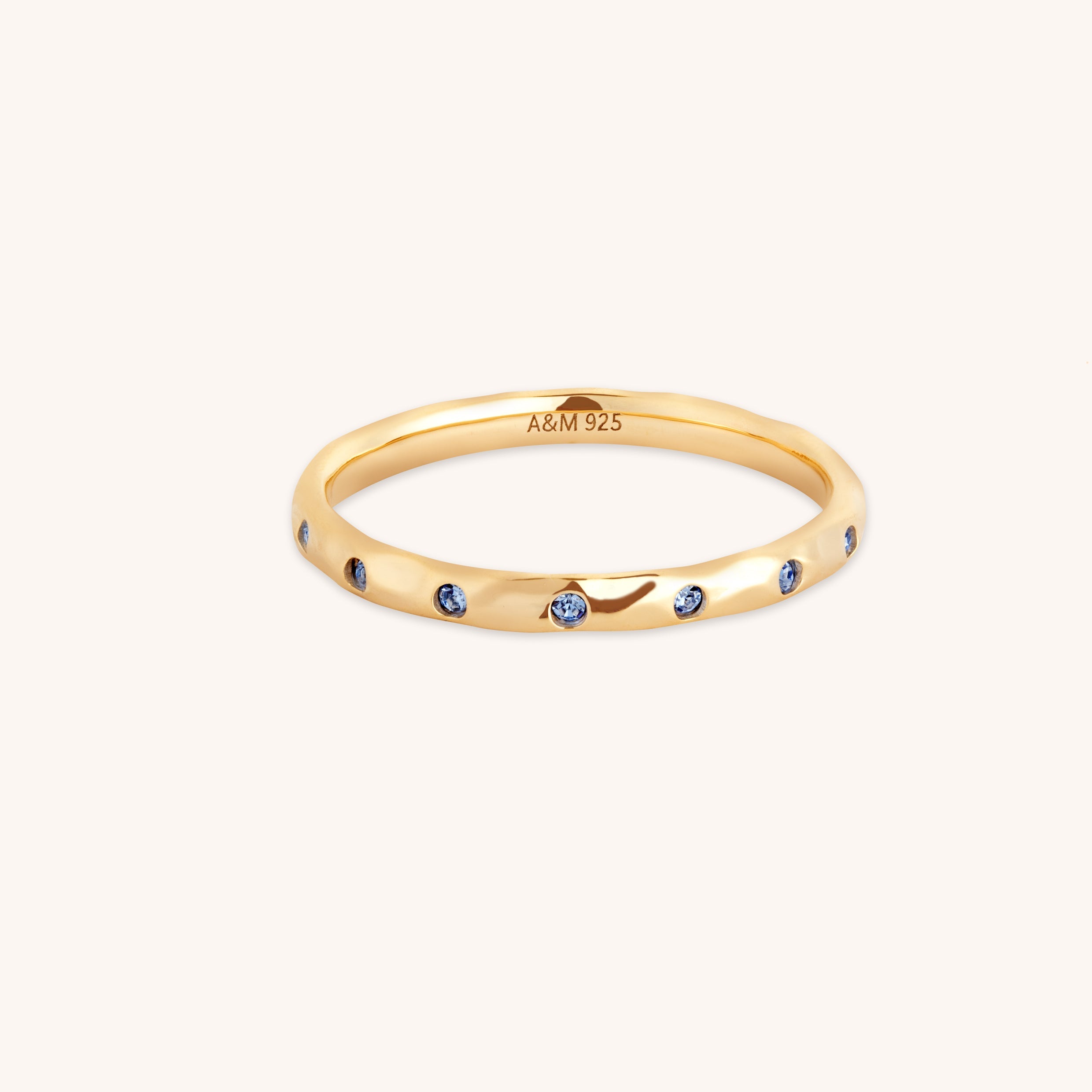 Molten Texture Opal Band Ring-Astrid &amp; Miyu