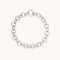 Molten Link Bracelet in Silver