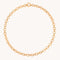 Molten Link Chain Necklace in Gold