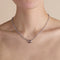 T-Bar Chain Necklace in Silver