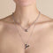 T-Bar Chain Necklace in Silver