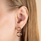 Molten Link Drop Studs in Gold