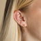Molten Daith Ring in Solid Gold