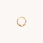 Molten Daith Ring in Solid Gold