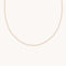 Tennis Chain Necklace in Gold