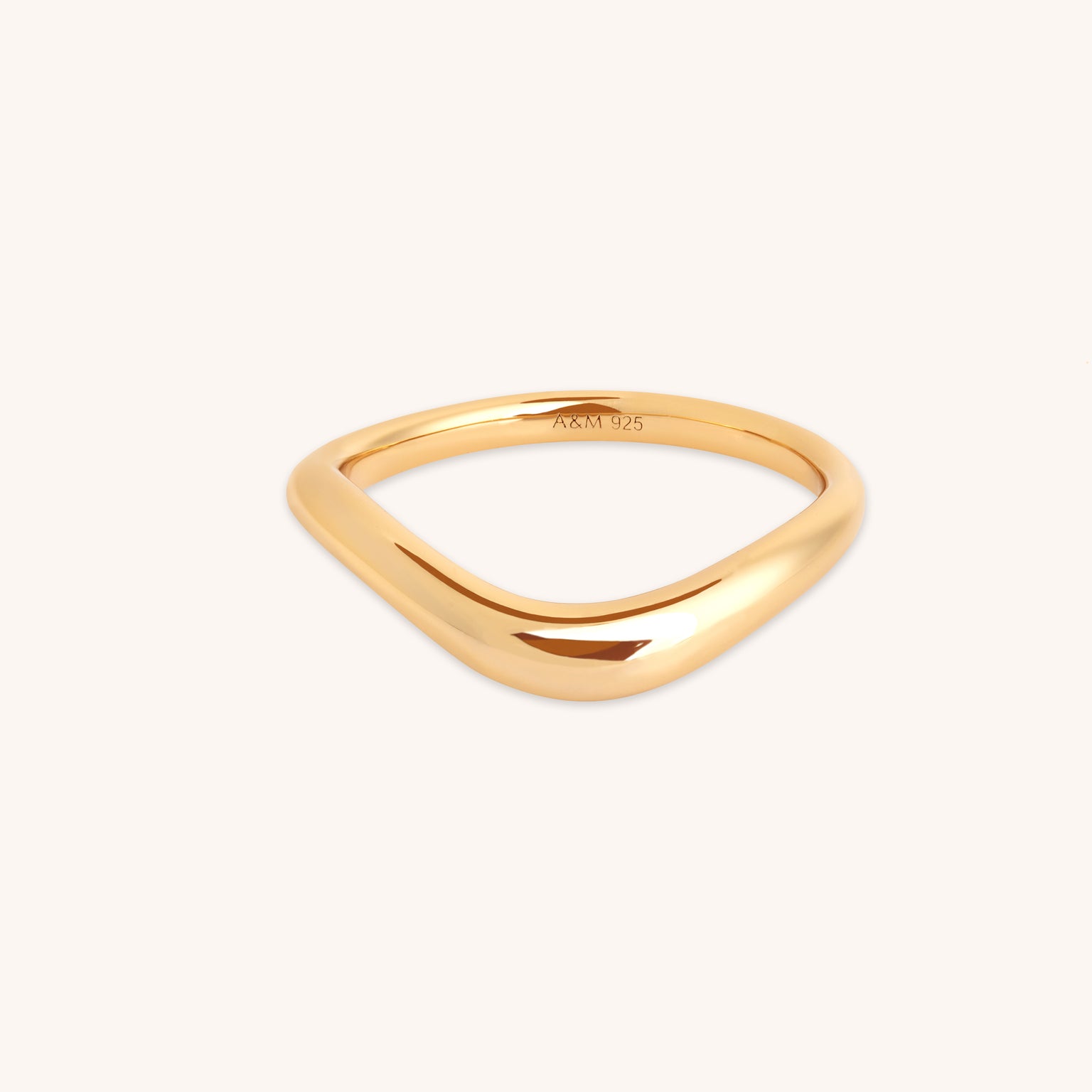 Wave Ring in Gold