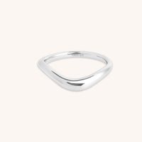 Wave Ring in Silver