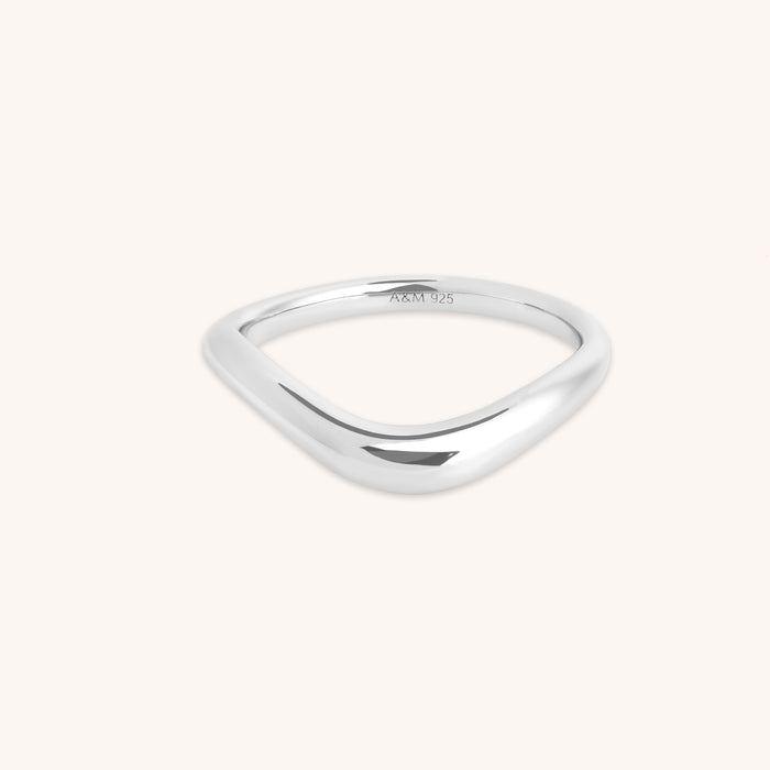 Wave Ring in Silver