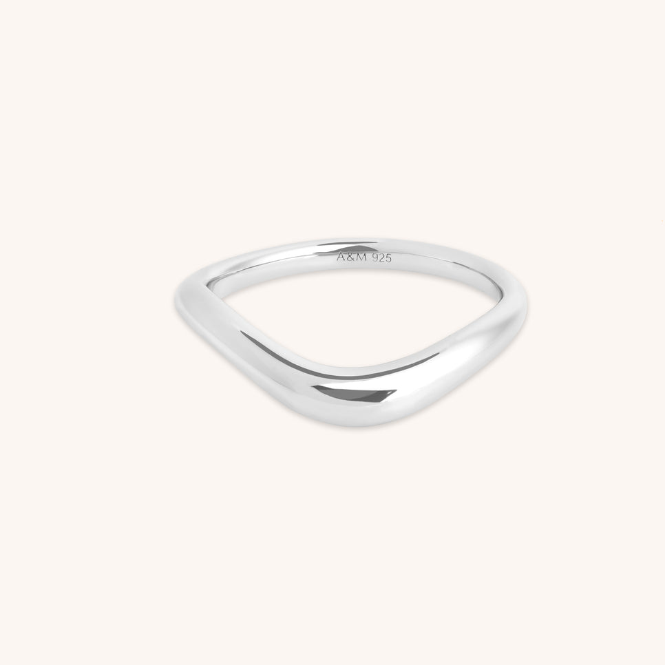 Wave Ring in Silver