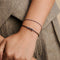 K Initial Click Charm in Solid White Gold